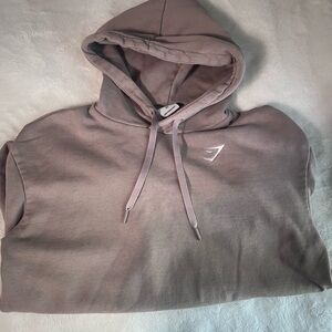Gymshark oversized hoodie taupe size XS